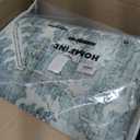 HOMFINE Machine Washable Rug 10'x14' - Vintage Design Area Rugs with Non Slip Rugs for Living Room Bedroom Floral Print Rug Carpet Stain Resistant, Home Decor Office Area Rug, Green