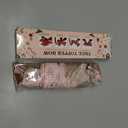 Christmas Tree Topper Bow, Large 13" Large Rose Gold & Pink Ribbon Bow with Ribbons, Christmas Print & Glitter Streamers for Xmas Tree, Long Wired Ribbon, Decoration for Farmhouse Holiday Party