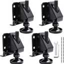 DkOvn 4 Pack Heavy Duty Leg Leveler, Leveling Feet, Adjustable Furniture Leveler Legs, with Screws, Lock Nuts and Wrench, 2 inch Adjustable Height, for Furniture, Table, Cabinets (Black)