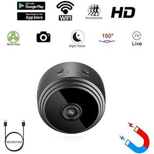A9 WiFi 1080P HD Mini Wireless Remote Security Camera with Night Vision and Smart Motion Detection, Instant Notifications