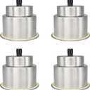 DNB Stainless Steel Cup Holder - Insert Drink Holders with Drain Marine Boat Accessories