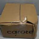 CAROTE 18pcs Stainless Steel Cookware Set with Detachable Handle, Nonstick Pots and Pans Set, Induction Kitchen Cookware Sets with Removable Handle, RV Cookware Set, Oven Safe, Camping Cookware, Black (Silver)