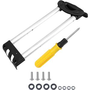 RDEXP 51cm Stretchable Length Travel Luggage Telescopic Handle Replacement Spare Part Suitcase Pull Drag Rod G003 20inch Suitable for 20-inch suitcase