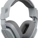 Logitech G Astro A10 Gen 2 Cross-Platform Wired Gaming Headset for PlayStation 5/4, Xbox S|X, Nintendo Switch, PC: 3.5mm Headphone Jack, 32mm Drivers, Flip-to-Mute Mic, Over-Ear - Grey (Grey)