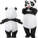 Spooktacular Creations Halloween Inflatable Costume, Full Body Panda Air Blow Up Outfit, Inflatable Suit for Themed Parties (Kid)