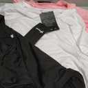 Ficerd 3 Pack 3/4 Sleeve Tops for Women Round Neck Dressy Basics Tees Casual Trendy Loose Fit T Shirts, M