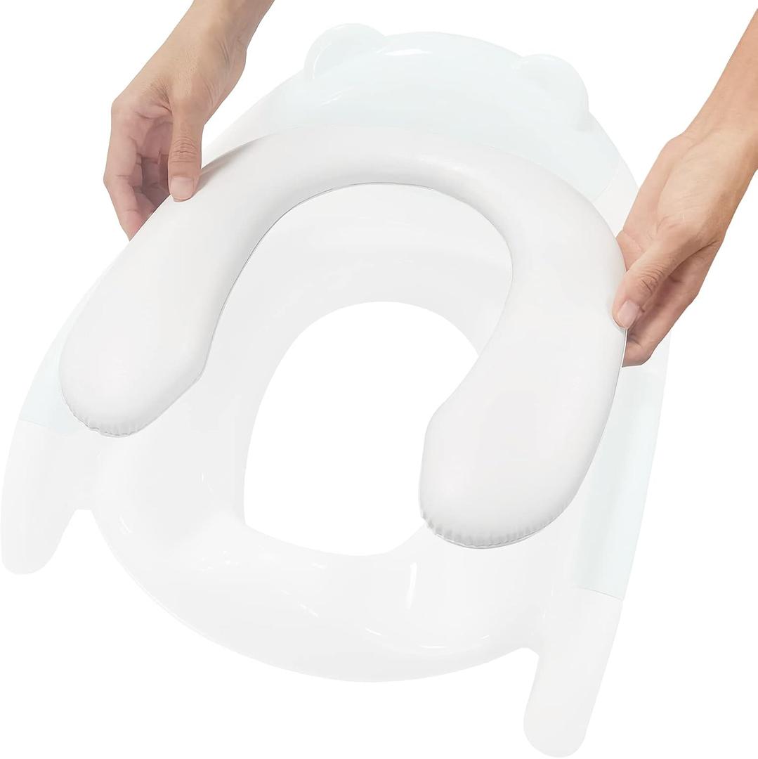 SKYROKU Potty Seat Cushion Replacement - 0.78 inch Thick Soft Padded Toilet Training Seat Cover - Anti-Cold & Comfortable (8838 8839)