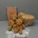 Lenwen 6 Sets Baby Brown Bear Letter Boxes Decorations Table Centerpieces for Baby Shower Gender Reveal,Bear Stuffed Animals Balloon with Stand Plush Toy Boxes for Birthday Party Wedding