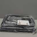 Sakugi 2-Tier Dish Drying Rack - Stainless Steel Dish Rack with Cutlery & Utensil Holders for Kitchen Counter, Sink Organization and Storage for Small Family, 16.7" W x 12.7" L x 15.8" H, Black