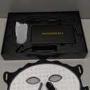 Red Light Therapy for Face, Led Face Mask Light Therapy with Rechargeable Remote, LED Face Mask Light Therapy at Home, Comfortable Red Light Therapy Mask at Home, Black