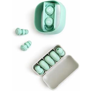 Noise Reducing Earplugs with Sleep Mask  Reusable Silicone Earplugs for Sleeping, Snoring Relief, Travel & Relaxation | Comfortable Fit with Multiple Sizes & Carry Case