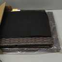 LEWIS&WAYNE Large Rectangular Block Planter Box Handmade Wicker Tall Planters for Outdoor Plants with Removable Liners Modern Planter for Indoor Outdoor Patio Deck - Black, 36''x12''x16''