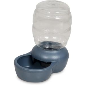 Petmate Replendish Gravity Waterer Cat and Dog Water Dispenser 0.5 GAL, Blue, Made in USA