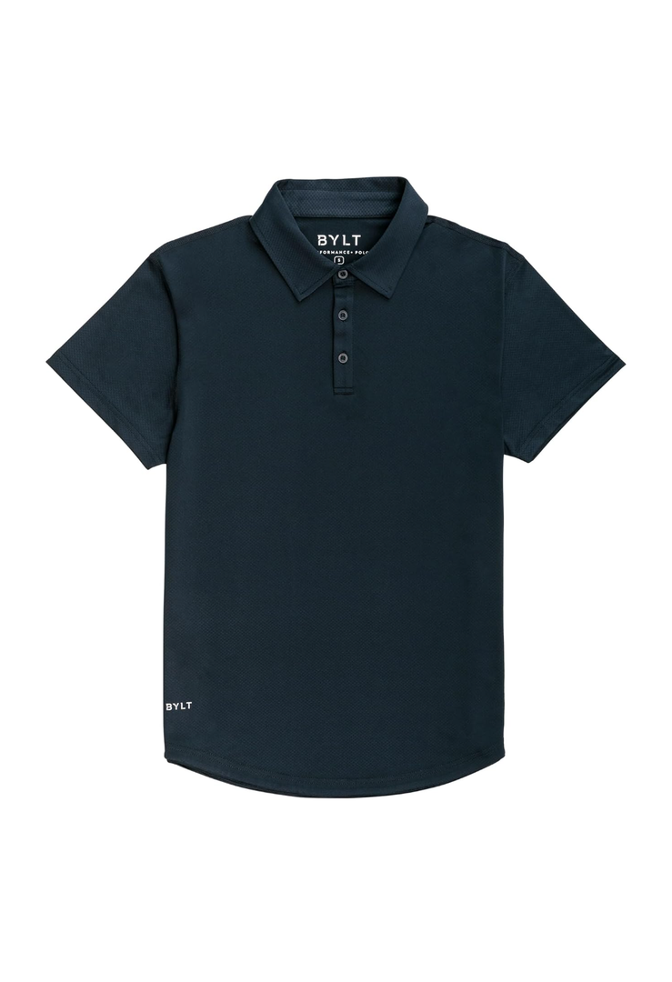 BYLT Performance Drop-Cut Polo Men's Shirt - Classic Fit, Collared Shirt for Men - Active & Casual Comfort Wear - Lightweight, Size XL