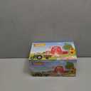 Kimicare 3 Pack Farm Toy Tractor with 40pcs Plastic Farm Animals Figurines and Fence Farm Playset, Farm Figures Farmer Vehicle Toy Truck with Trailer Birthday Gifts Christmas Stocking Stuffers