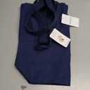 TOPDesign 2-Pack Canvas Tote Bags with Magnetic Snap, Reusable Grocery Shopping Bags, DIY Your Creative Designs (Blue)