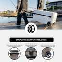 Igloo Maxcold Glide 110Qt Wheeled Cooler | Insulated Hard Shell Ice Chest, Sandstone 168-Can