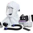 3M PAPR Respirator, Versaflo Powered Air Purifying Respirator Kit, TR-300N+ ECK, Healthcare, Hood Assembly, Easy to Clean and Maintain, All-in-One Res