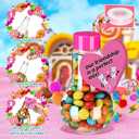 Teecyhoo 24 Pcs Valentines Day Candy Holder Gift Stem Chemistry Tubes Test Candy Decorative Jar Valentines Exchange Gift for Science-themed Party Favor