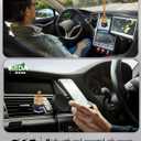 Car Air Fresheners for Men | 10ml Air Freshener | Strong Perfume Hanging Diffuser with Odour Eliminaor Technology | Car Accessories | Car Scents Air Fresheners by Ikeda (Square, Dark Night) (0.34 Fl Oz (Pack of 1))