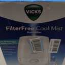 Vicks Filter-Free Ultrasonic Humidifier, Recommended by Pediatricians, 1.2 Gal Ultrasonic Cool Mist Humidifiers for Bedrooms & Kids Rooms, Works with Vicks VapoPads