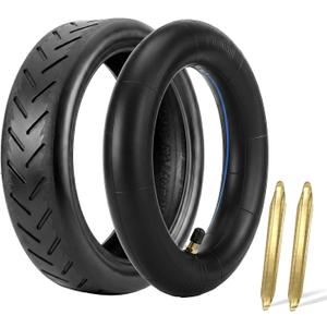 EMERK 8.5×2 Electric Scooter Tire & Tube Set (1 Pack), Fits 50/75-6.1, Compatible with Gotrax GXL V2, Xiaomi M365 & Pro, Pneumatic Replacement Wheel, Straight Valve, 2 Tire Levers Included