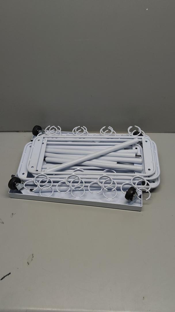 Metal Clothes Cart, White, Brand Unknown, Size Unknown