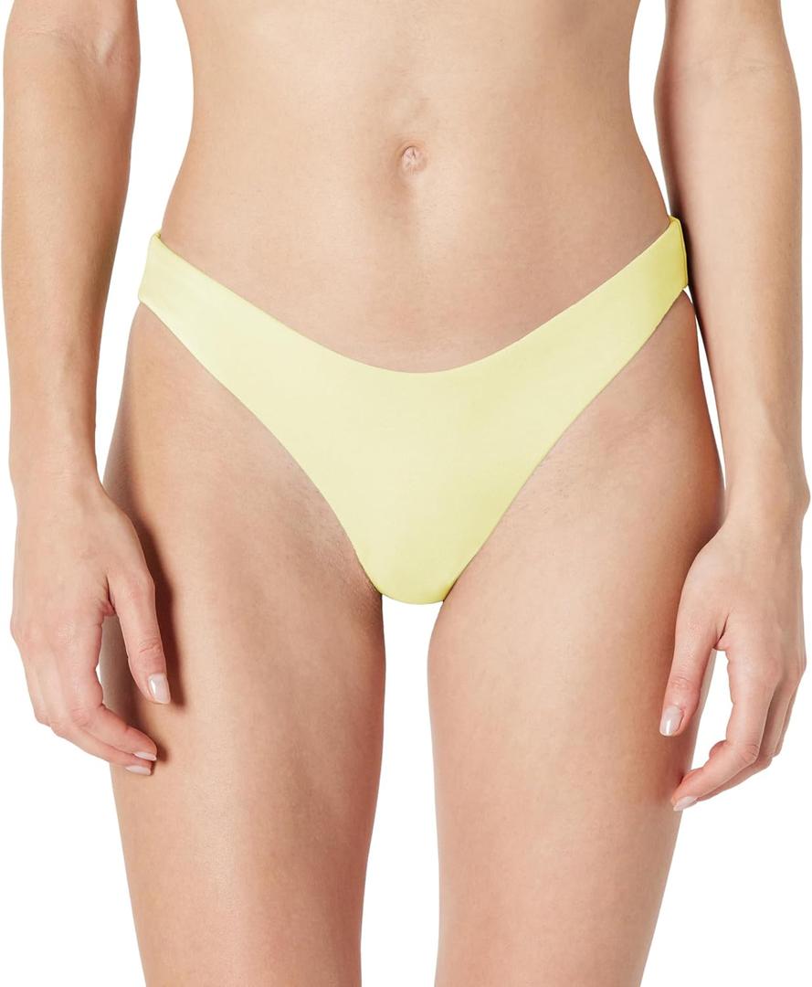 Amazon Essentials Women's High-Leg Swim Bikini Bottom S