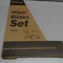 OEM Quality Windshield Wiper Blades, 26 and 16 DSV Standard Car Wiper Blades With Universal U/J Hook Only, Automotive Replacement Wiper Blades for my Car, Water Repellency Wiper Blade, Pack of 2