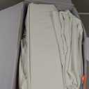 GOKOTTA Queen Size Sheets Set 4 Piece, 100% FSC® Certified Rayon Derived from Bamboo, Luxury Breathable and Silky Soft Sheets, Deep Pocket 16" Fitted Sheet with Elastic Corner Straps, Bright White