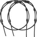 skiguard Treestands Pair of Replacement Cables for Climbing Treestands, Replacement Tree Stand Cables, Durable Steal 65" Treestand Replacement Cables, Hunting Tree Stand Accessories, Black