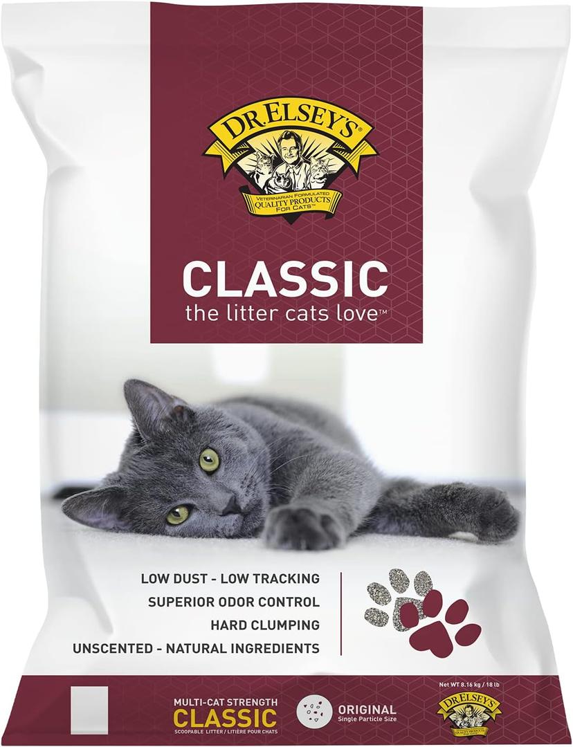 Precious Cat Classic Premium Clumping Cat Litter, 18 lb Bag