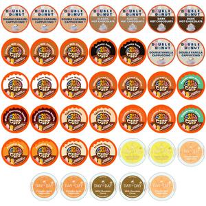 Crazy Cups Cappuccino & Hot Chocolate Variety Pack, Gift Set for Keurig K Cup Machines, 40 Count (EXP 01/31/26)