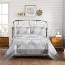 Mary Jane's Home Reine-Marie 3-Piece Quilt Set - Lightweight Breathable All Season Bedding, King