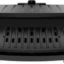 GEORGE FOREMAN Contact Submersible Grill, 5-Serving Grill - Adjustable Temperature Control, Black Plates, Wash the entire grill