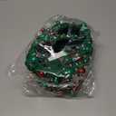 2 x 2Pcs Christmas Headbands for Women - Red Green Pearl Rhinestone Crystal Jeweled Headbands - Fashion Elegant Wide Top Knot Christmas Headband for Holiday Costumes for Women Accessories(Green) (Green)