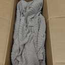 VANSOFY Recliner Chair Covers, 4-Pieces Stretch Recliner Cover Jacquard Soft Reclining Chair Slipcover Furniture Protector with Elastic Bottom for Lazy Boy Recliner(Khaki) (1 Seat)