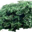 Artificial Green Christmas Garland 2.7M PVC Pine Wreath Rattan Decoration for Stairs Mantel Doorway Holiday Seasonal Ornament(2.7M 280Heads)