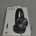 Sony MDR-ZX310AP ZX Series Wired On Ear Headphones with mic, Black