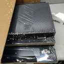 3D Textured Black and White Abstract Wall Art with LED Lights Moon Design, 3 Piece Modern Wall Paintings Artwork for Walls, Minimalist Neutral Black Beige Wall Decor for LIving Room, Hallway, Bedroom (24" H x 52" W (Total Size))