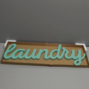 Stratton Home Decor SHD0255 Laundry Wall Art (3.00 W X 0.50 D X 8.50 H)