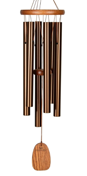 Wind Chimes Amazing Grace Chime Medium (35") Bronze Wind Chime Inspirational and Memorial Gifts Wind Chimes for Outside Patio Home or Garden Decor