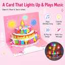 HAPPYPOP Birthday Gift Box - 8-12 Year Old Preteen Birthday Socks, 3D Musical Greeting Card
