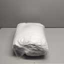 Serta Goose Feather Down Fiber Cotton Comforter King Size - 100% Cotton Duvet Insert - Hotel Luxury Hypoallergenic Bedding Comforter All Season Medium Warmth 106 x 90 Inch White