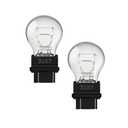 Fugedox 3157 tail/brake light bulb/Turn Signal Bulbs, 12V P27-7W 3000K White, Long Life Miniature Bulb Automotive Brake Lamp Turn signal Lamp, Replacement for Cars,Trucks,SUVs