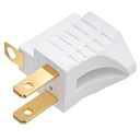 ZEAYEA 20 Pack 3 Prong to 2 Prong Adapter, Polarized Grounding Converter, Grounding Outlet Adapter for Wall Outlet Plugs Household Appliances