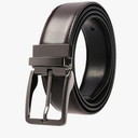 Men's Leather Belt Alloy Pin Buckle Belt 130Cm Reversible Belts Male Business Office Work Belt, Color 603