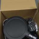 Electric Kettle, 1500W Fast Boiling Glass Water Kettle with Temperature Control, 1.7L Cordless Stainless Steel Base, Keep Warm & Auto Shut-Off, BPA-Free, Black