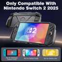 Protective Case for Nintendo Switch 2Durable Anti-Slip Shockproof Protective Hard Case Full-Body Rugged Protection Switch 2 Cover (Black)