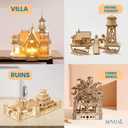 Mechanical 3D Wooden Puzzles, Brain-Teasing Puzzle Game for Every Occasion, Ideal Gifts for Teens and Adults (Viking Fishery)